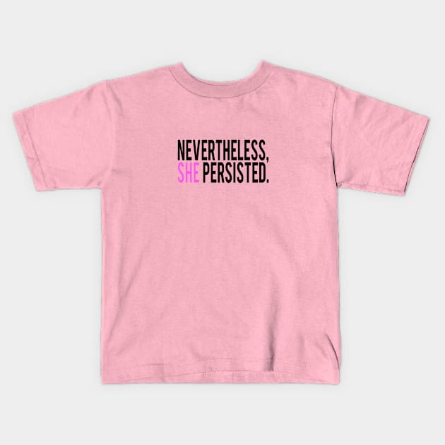 Persisted Kids T-Shirt by joesyakha